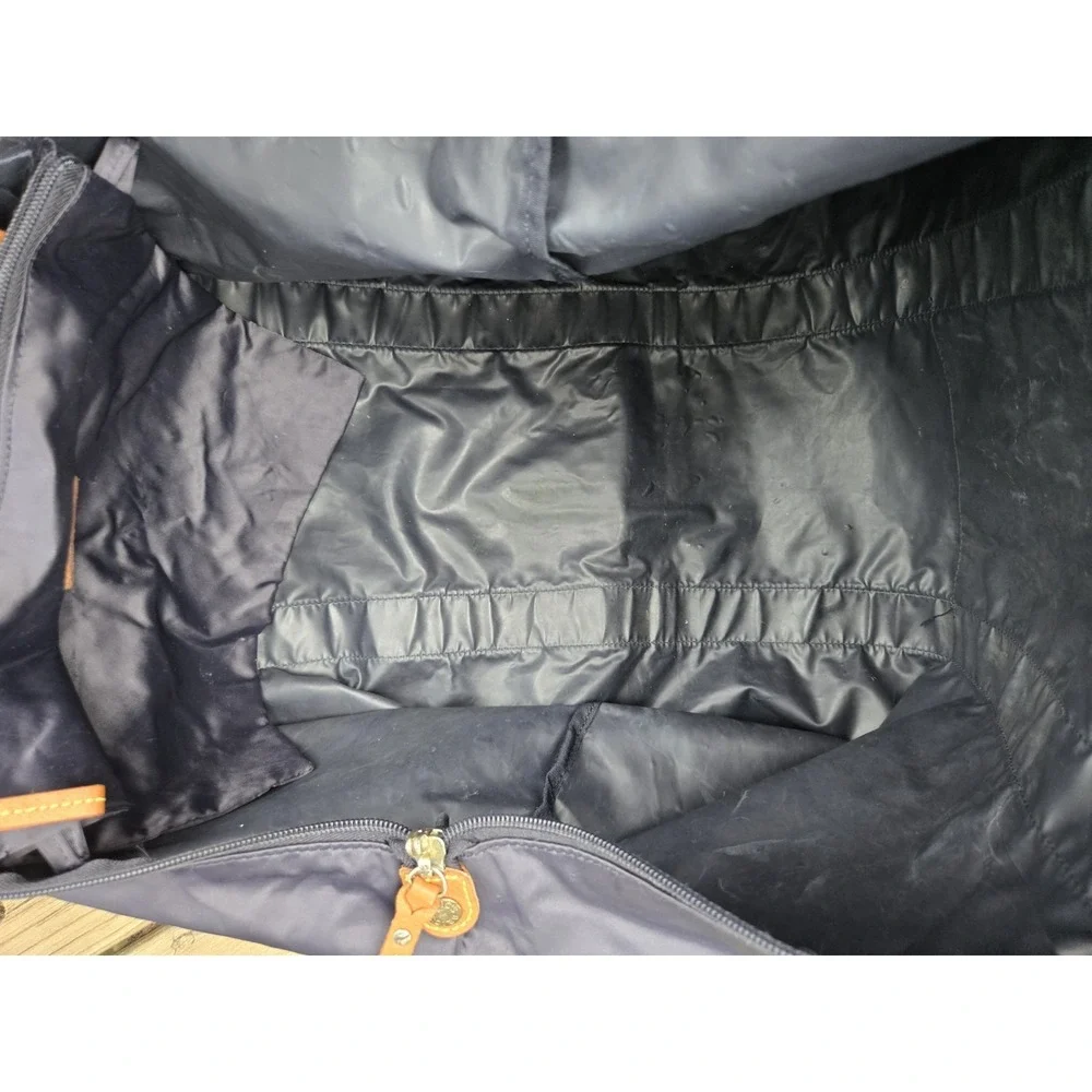 Bric's Nylon Leather Navy Blue Duffle Bag